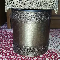 جا دستمال کاغذی و سطل آشغال سیلور