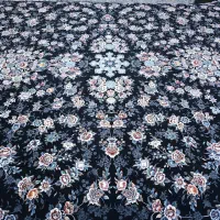 ۱جفت۱۲متری۷۰۰شانه۲۵۵۰تراکم۱۰رنگ‌افشان‌سرمه‌ای|فرش|مهاباد (آذربایجان غربی), |دیوار