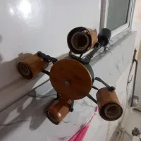 یک ایفون صوتی سالم ولوستر چهار لامپ|لوستر و چراغ آویز|میان ولایت, |دیوار