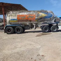 بونکر سیمان دو محور و تریلی کفی سنگ کش ۱۰/۵