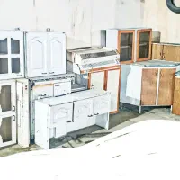 کابینت وآبچکان همراه هودوسینگ