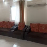 مبل راحتی ۷ نفره روکش چرم و پارچه ترکیبی|مبلمان خانگی و میز عسلی|رشت, یخسازی|دیوار