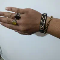 دستبند چرم طبیعی و رنگ ثابت|بدلیجات|گالیکش, |دیوار