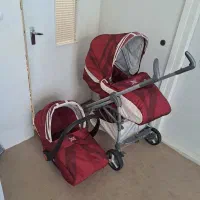 ست کالسکه عصایی و کریر خارجی نو