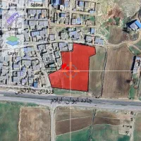 زمین ایوان.چالانچی.سنددار.نقشه شهری