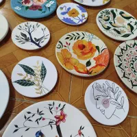 بشقاب دیوارکوب سفالی|صنایع دستی و سایر لوازم تزئینی|تهران, مختاری|دیوار