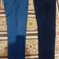 دو عدد شلوار پارچه ای در حد نو