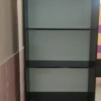 قفسه کتابخانه  .میزکار