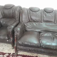 مبل چرم 7 نفره فوری....|مبلمان خانگی و میز عسلی|تربتحیدریه, هاشمینژاد|دیوار