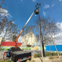 جرثقیل نیسان جرثقیل نیسانی سبد بالابر