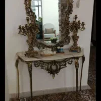 خریدار و فرش انواع آینه شمعدان برنزی