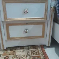 مبل نیمه استیل ۶ نفره و تخت دونفره با دو عسلی|مبلمان خانگی و میز عسلی|یزد, |دیوار