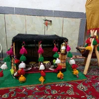 عروسک  بالباس لری تزیین شده وبهون ترکی وچمترملار|صنایع دستی و سایر لوازم تزئینی|نورآباد ممسنی, |دیوار