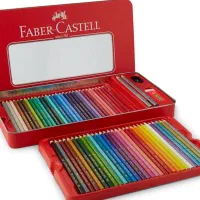 مداد رنگی فابر ۶۰ رنگ در حد نو