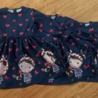 پیراهن عروسکی فانتزی در ۳ طرح|کفش و لباس بچه|قم, قم نو|دیوار