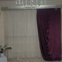 پرده پذیرایی به همراه کتیبه