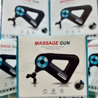 ماساژور تفنگی گان ۱۲ سر شارژی فلزی