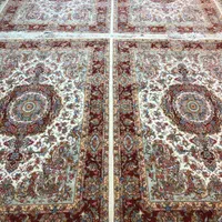 ۲جفت فرش دستباف۶متری نقشه خطیبی(سفارشی)رج۳۰،مرینوس