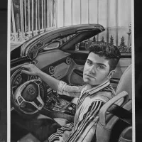 طراحی چهره|تابلو، نقاشی، عکس|سقز, |دیوار