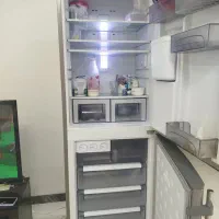 یخچال دو در الکترو استیل بالا یخچال پایین فریزر|یخچال و فریزر|رشت, شالکو|دیوار