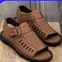 صندل جلوباز مردانه قهوه ای مدل Sany