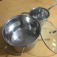 قابلمه و شیر جوش هوفاور. استیل اصل کف چدن|ظروف پختوپز|تهران, گیشا|دیوار