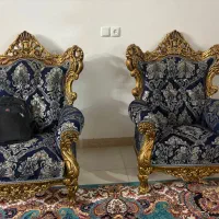 مبل سلطنتی به همراه میز ناهار خوری