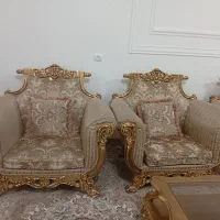 فروش مبل 9نفره سلطنتی|مبلمان خانگی و میز عسلی|ایلام, |دیوار