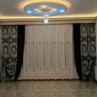 پرده ، نرده ، نقاشی ، کاغذ دیواری