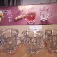 استکان دسته دار طرح دار