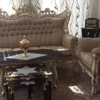 فروش مبلمان و بوفه با میز جلو مبلی و دو عدد عسلی|مبلمان خانگی و میز عسلی|تهران, صد دستگاه|دیوار