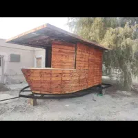 دکه چوبی سیار مخصوص فست فود یا هر صنف