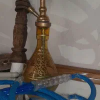قلیان برنج کامل و تنه چوبی|کلکسیون و سرگرمی|بروجرد, |دیوار