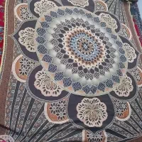 روفرشی 2عدد ضخیم زربافت یزد6 متری