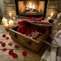 باکس چوبی شیک.مناسب ولنتاین