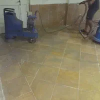 کف سابی سنگ و سرامیک.نظافت واحد در جم