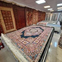 ۹ متری فرش آبی فیروزه ای کد 235|فرش|مشهد, امیر|دیوار