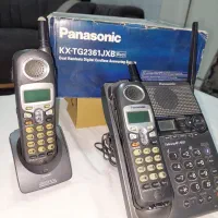 تلفن بیسیم اصل پاناسونیک ۲ گوشی مدل2361