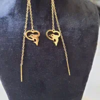 گوشواره بخیه ای مدل دلفین