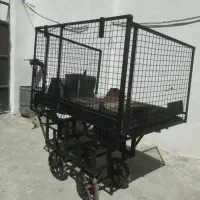 گاری چرخ دار مسقف