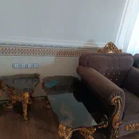 مبل ۷نفره تمیزوتازه|مبلمان خانگی و میز عسلی|بهار, |دیوار