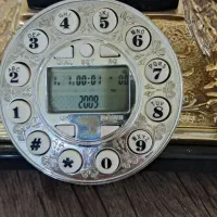 تلفن قدیمی مشکی طلایی|تلفن رومیزی|باقرشهر, |دیوار