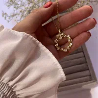 گردنبند استیل مشابه طلا