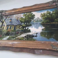 تابلو فرش  ماشینی  بسیار زیبا|تابلو فرش|تهران, سردارجنگل|دیوار