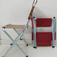 صندلی پشت دار آسان تاشو لوله ۲۵ سایز بزرگ