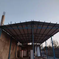 ساخت سوله وسقف شیروانی گلخانه صنعتی پل جرثقیل|خدمات پیشه و مهارت|فلاورجان, |دیوار