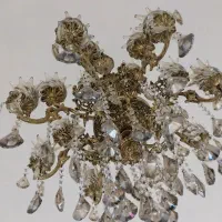 لوستر برنجی ۱۹ شعله|لوستر و چراغ آویز|تهران, دستغیب|دیوار