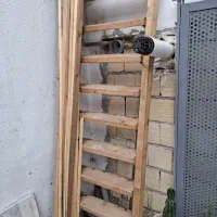 پله نردبان چوبی نراد|ابزارآلات|رشت, فلسطین|دیوار