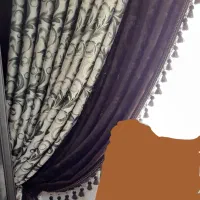 پرده سلطنتی در حدنو مخمل و ژاگارد بدون حریر