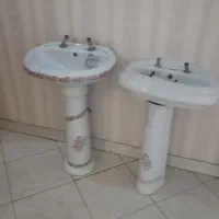 روشویی سالم بدون شکستگی پایه دار